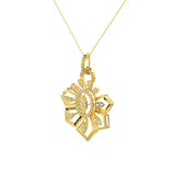 Regal Blossom Diamond Pendant