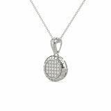 Sunburst Diamond Pendant
