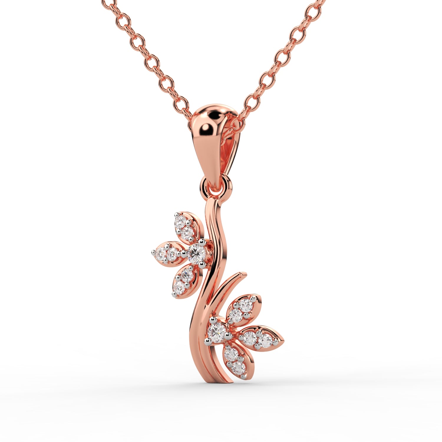 Rosy Bloom Pendant