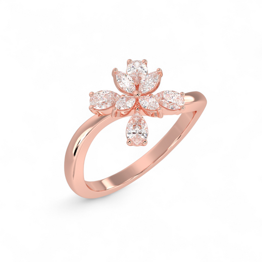 Petal Radiance Ring