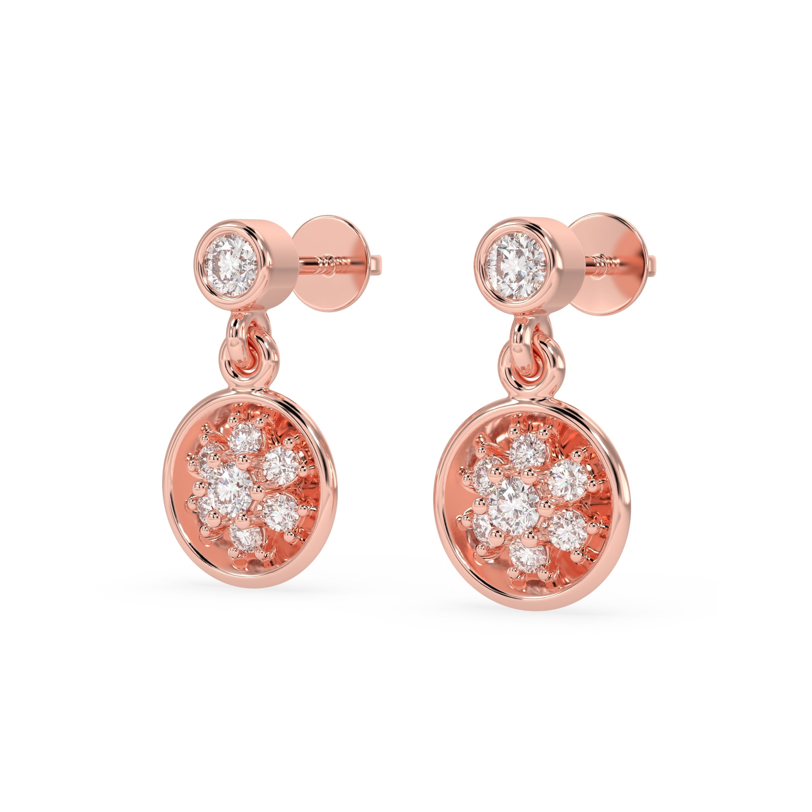 Sunburst Charm Earrings