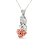 Rosé Twist Pendant