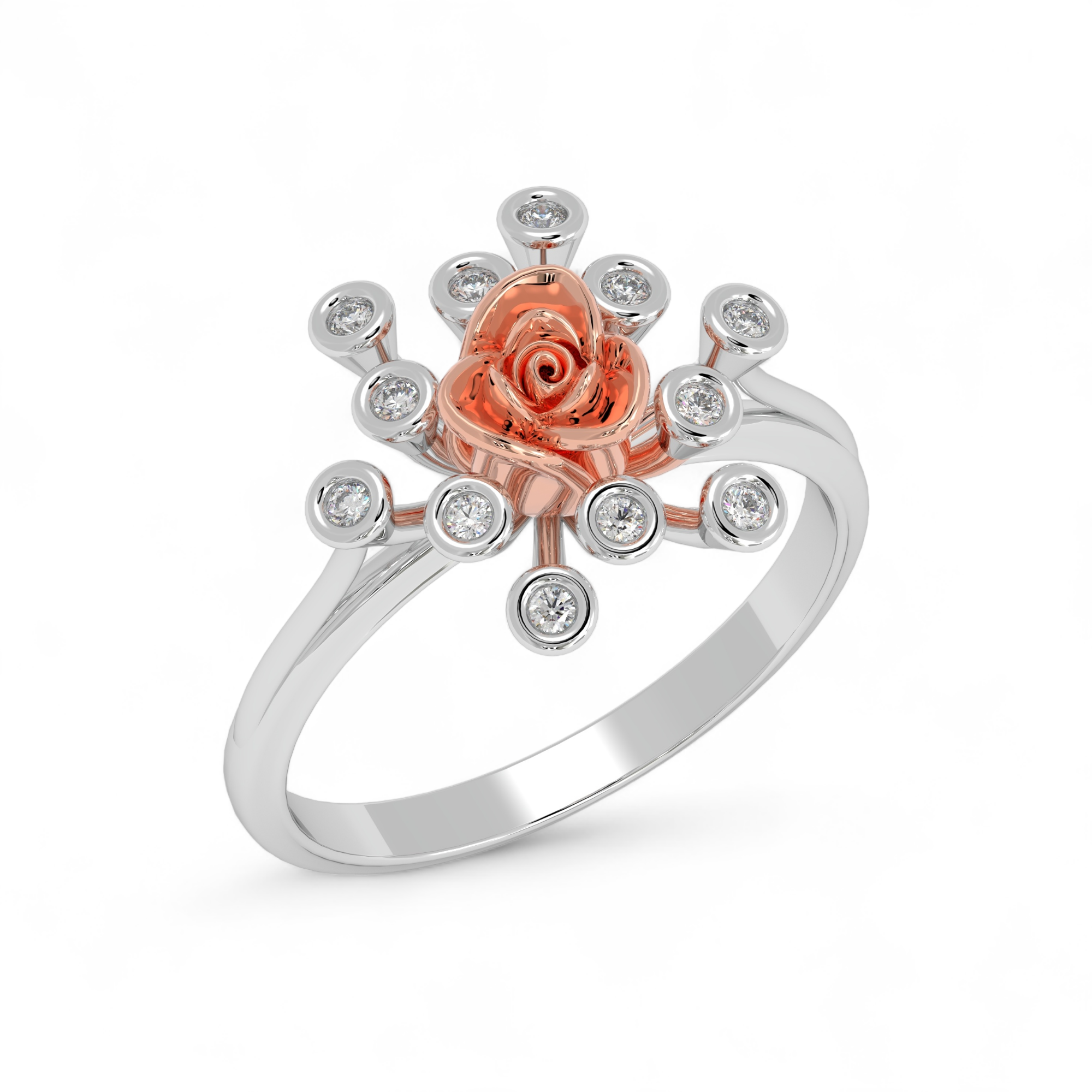 Stellar Bloom Diamond Ring