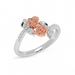 Dual tone in Rose & White Gold
