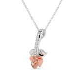 Rosebud Charm Pendant