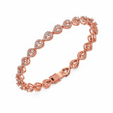 Rose Teardrop Diamond Bracelet
