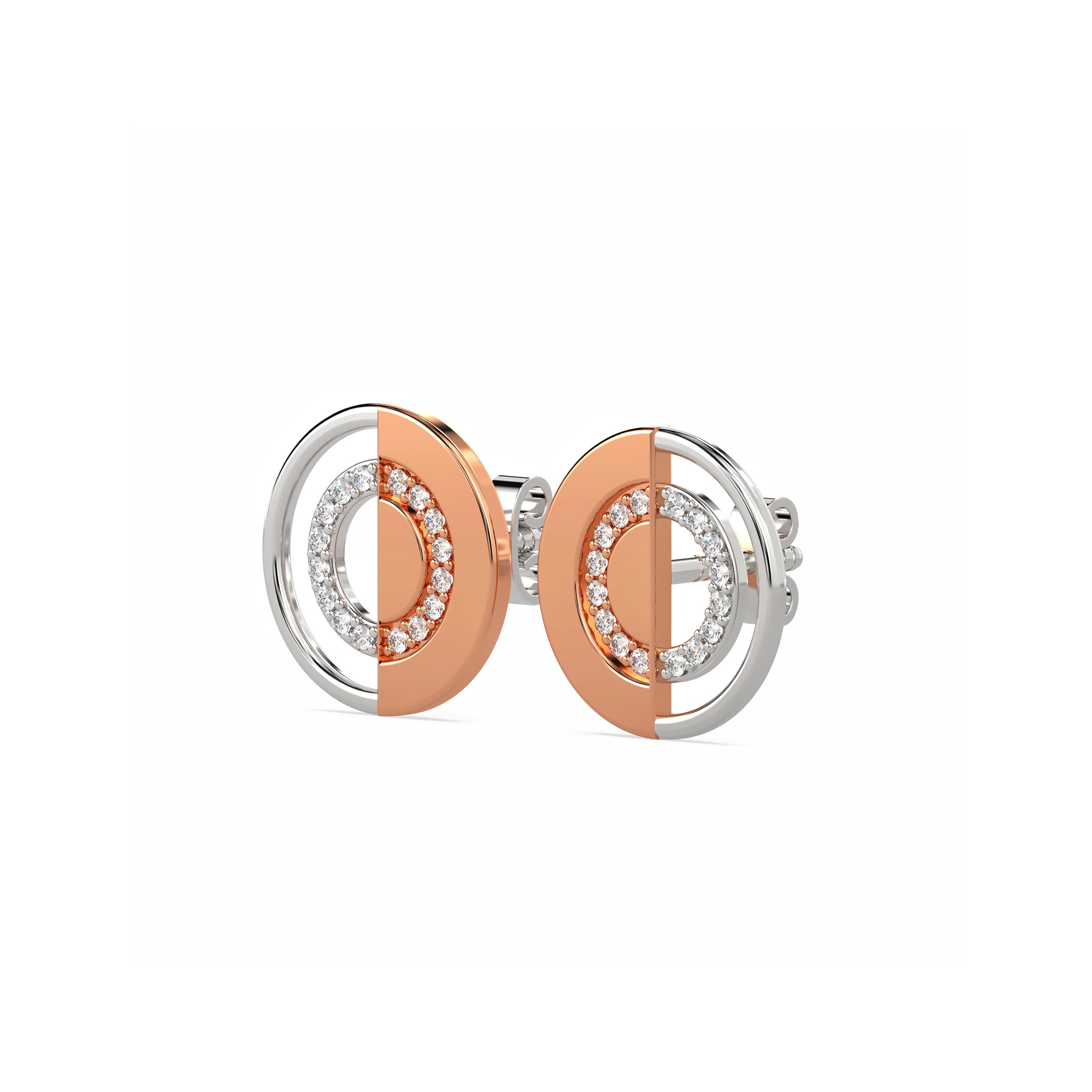 Dual Harmony Diamond Studs