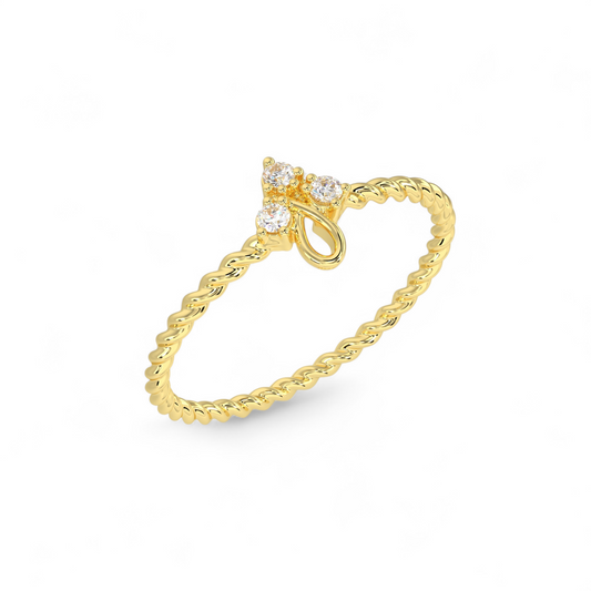 Twine Charm Ring