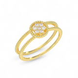 Golden Orbit Ring
