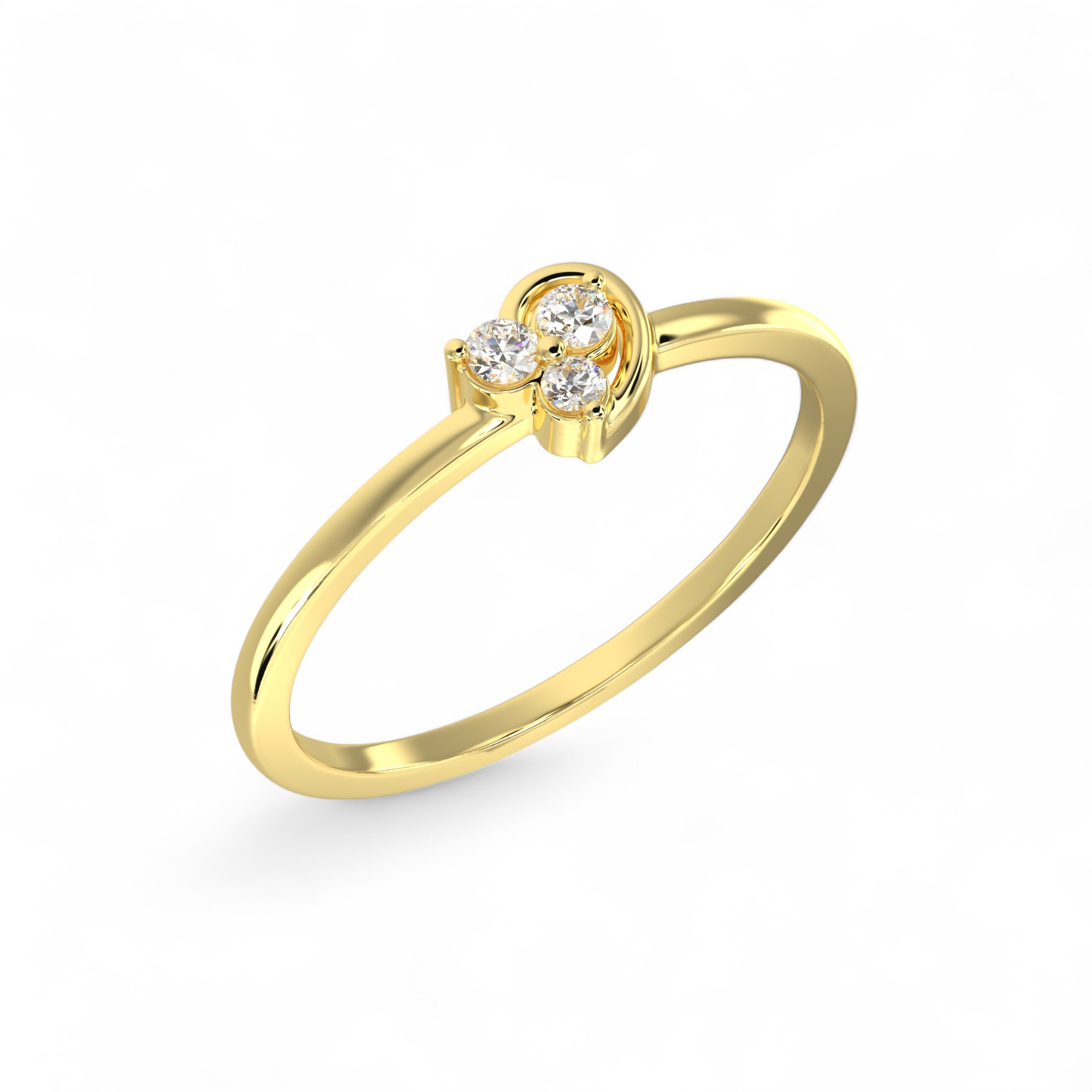 Trilight Knot Rings