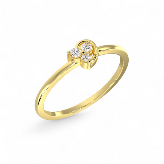 Trilight Knot Rings