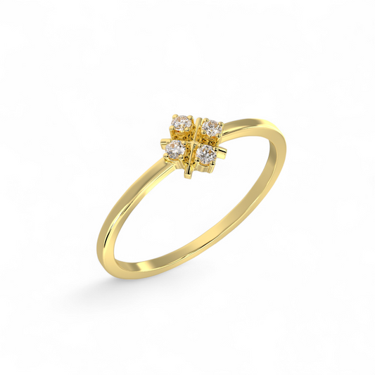 Quadra Charm Ring