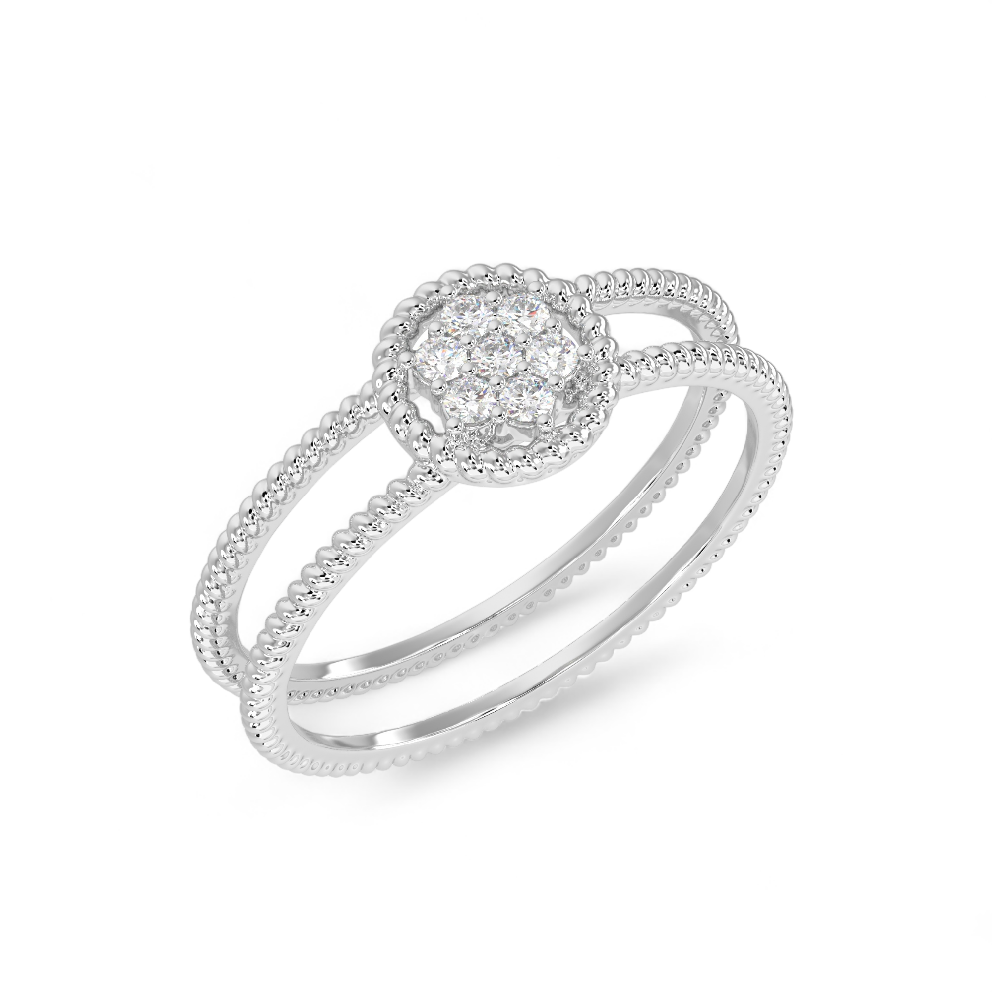 Golden Orbit Ring