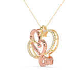 Heartbeat Fusion Diamond Pendant