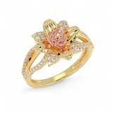 Petal Symphony Diamond Ring