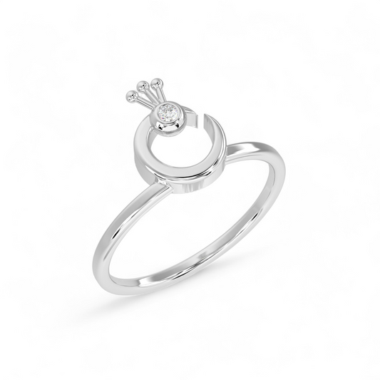 Regal Peacock Ring