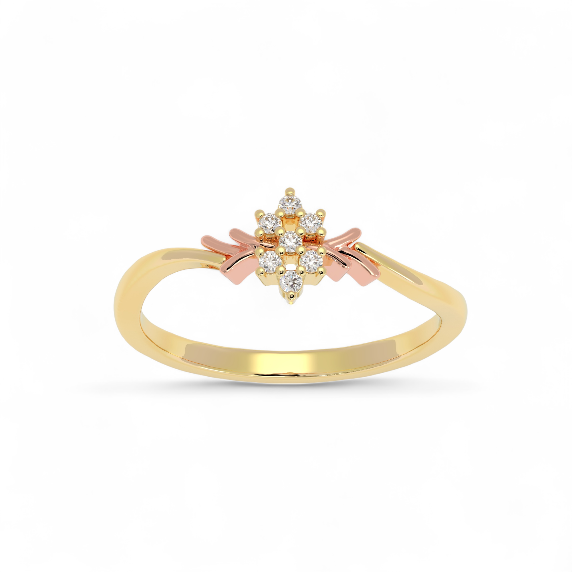 Frosted Arrow Ring
