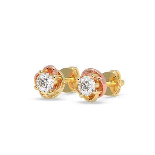 Solitaire Embrace Studs