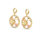 Floral Medallion Earrings