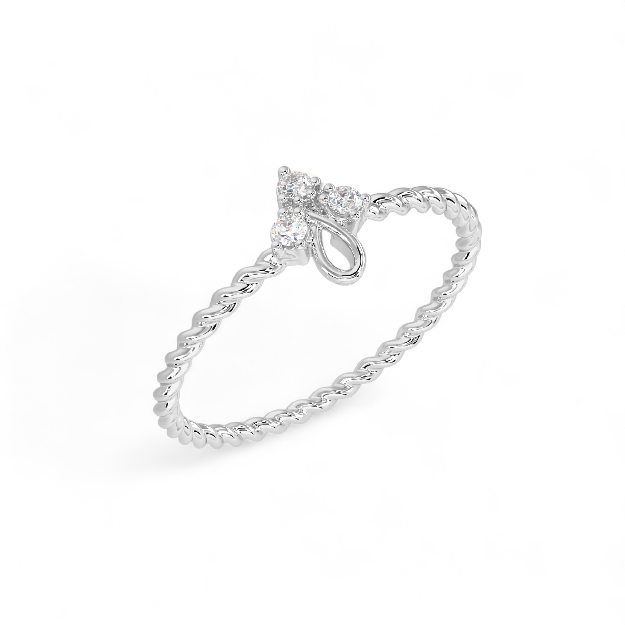 Twine Charm Ring