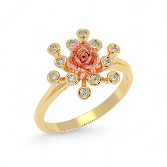 Stellar Bloom Diamond Ring