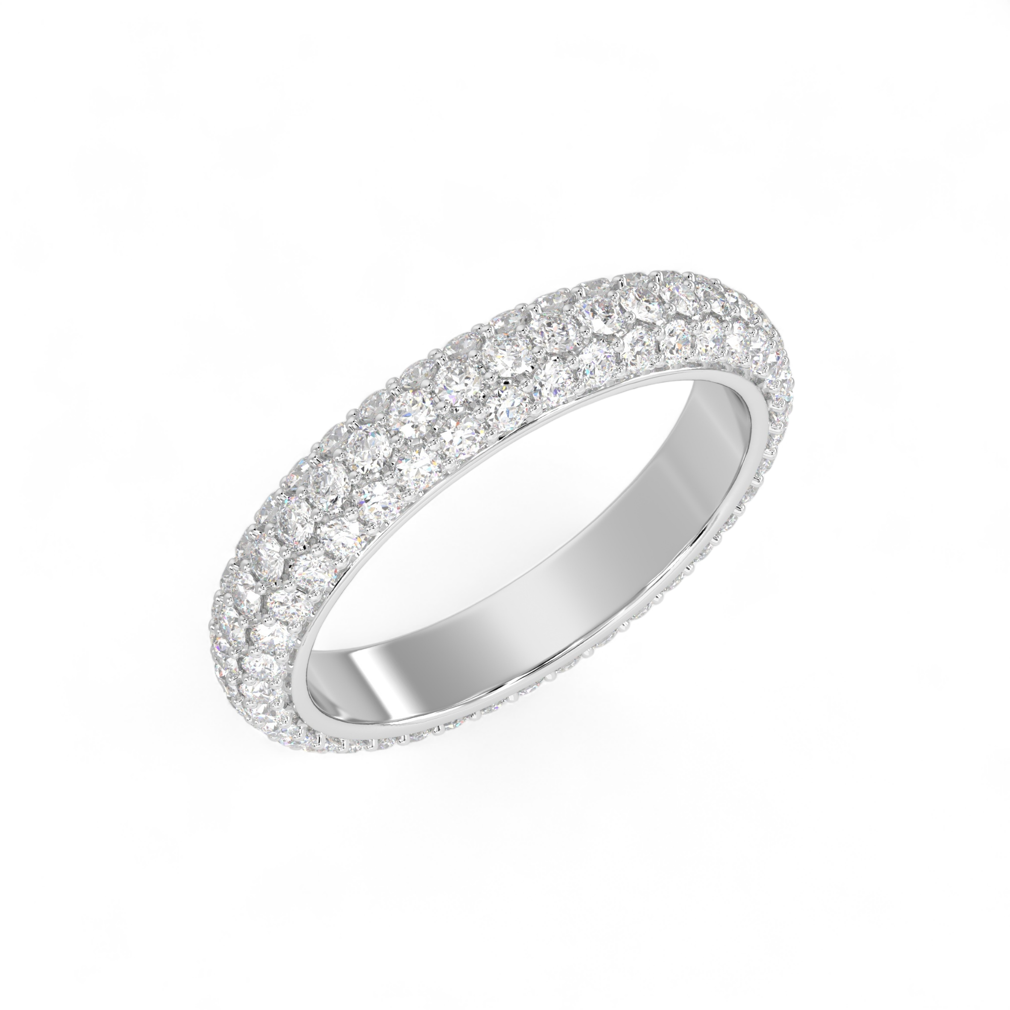 Eclipse Pavé Diamond Band
