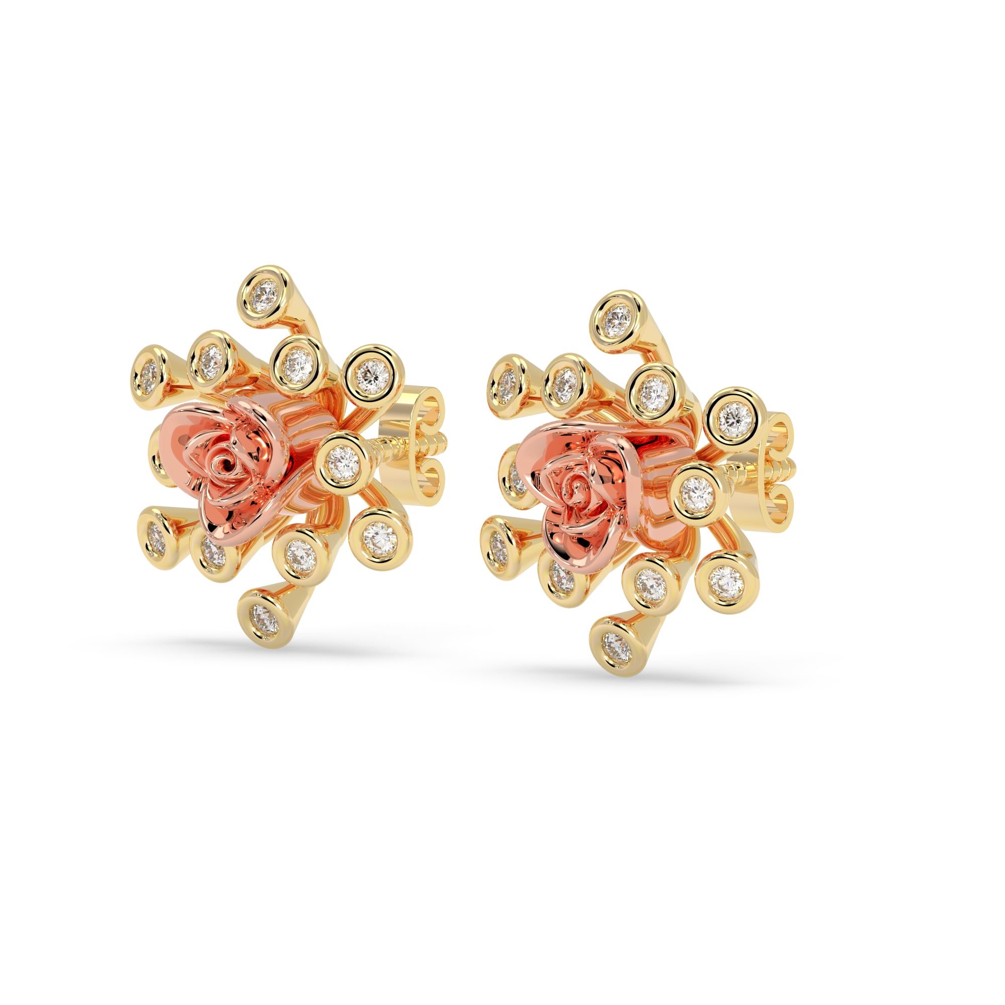 Rosy Constellation Studs