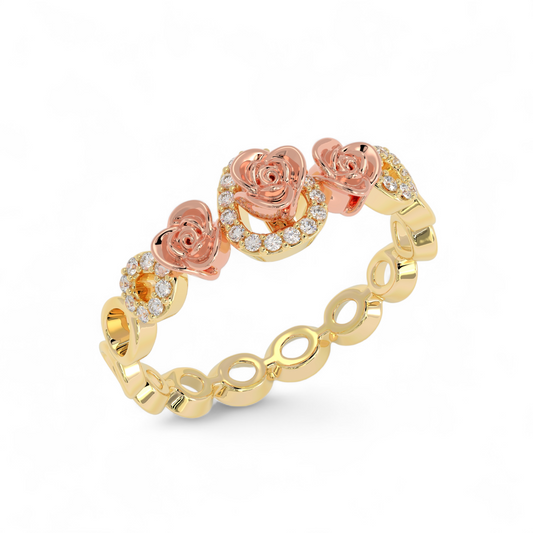Blush Garden Diamond Ring