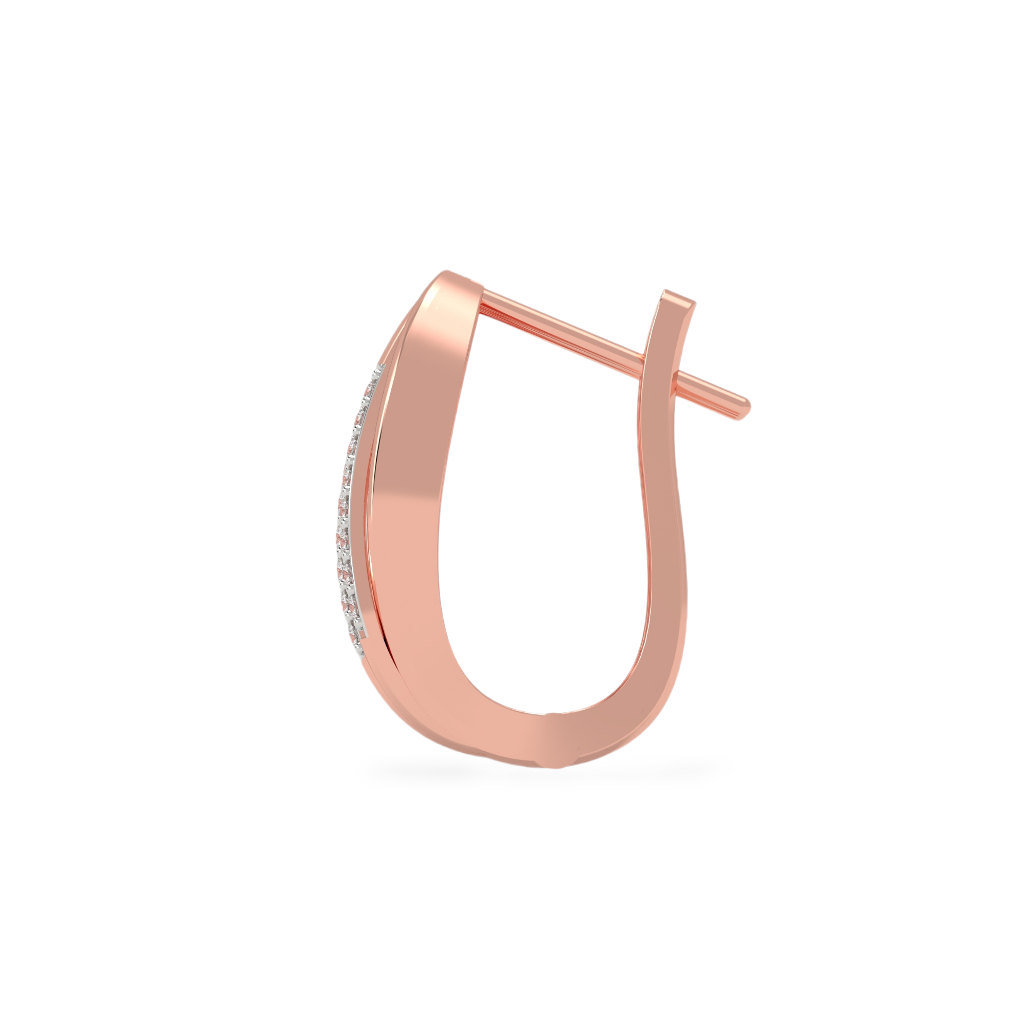 Whispering Petal Hoops Earring