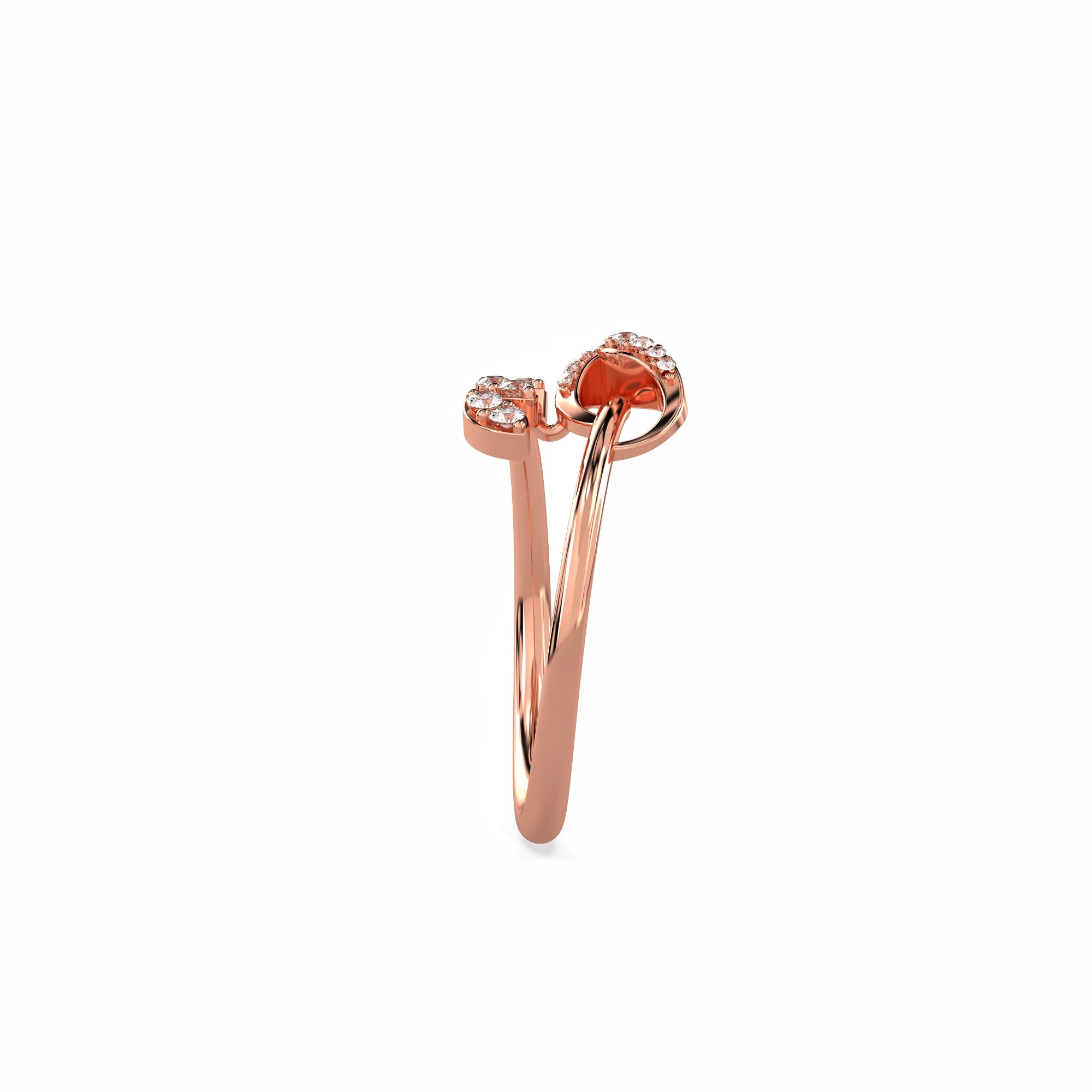 Leafy Vine Diamond Ring