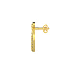 Elegant Twist Diamond Earrings