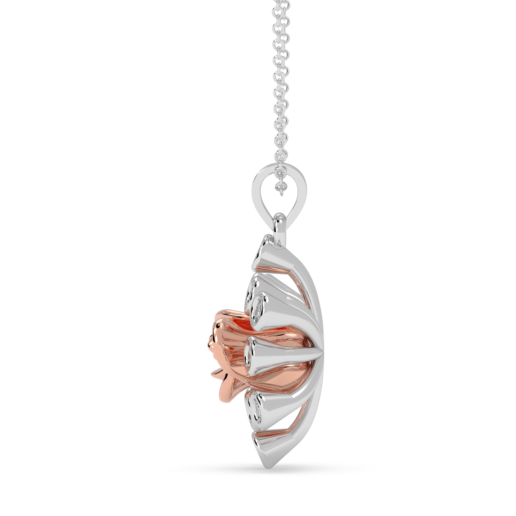 Radiant Roseburst Pendant