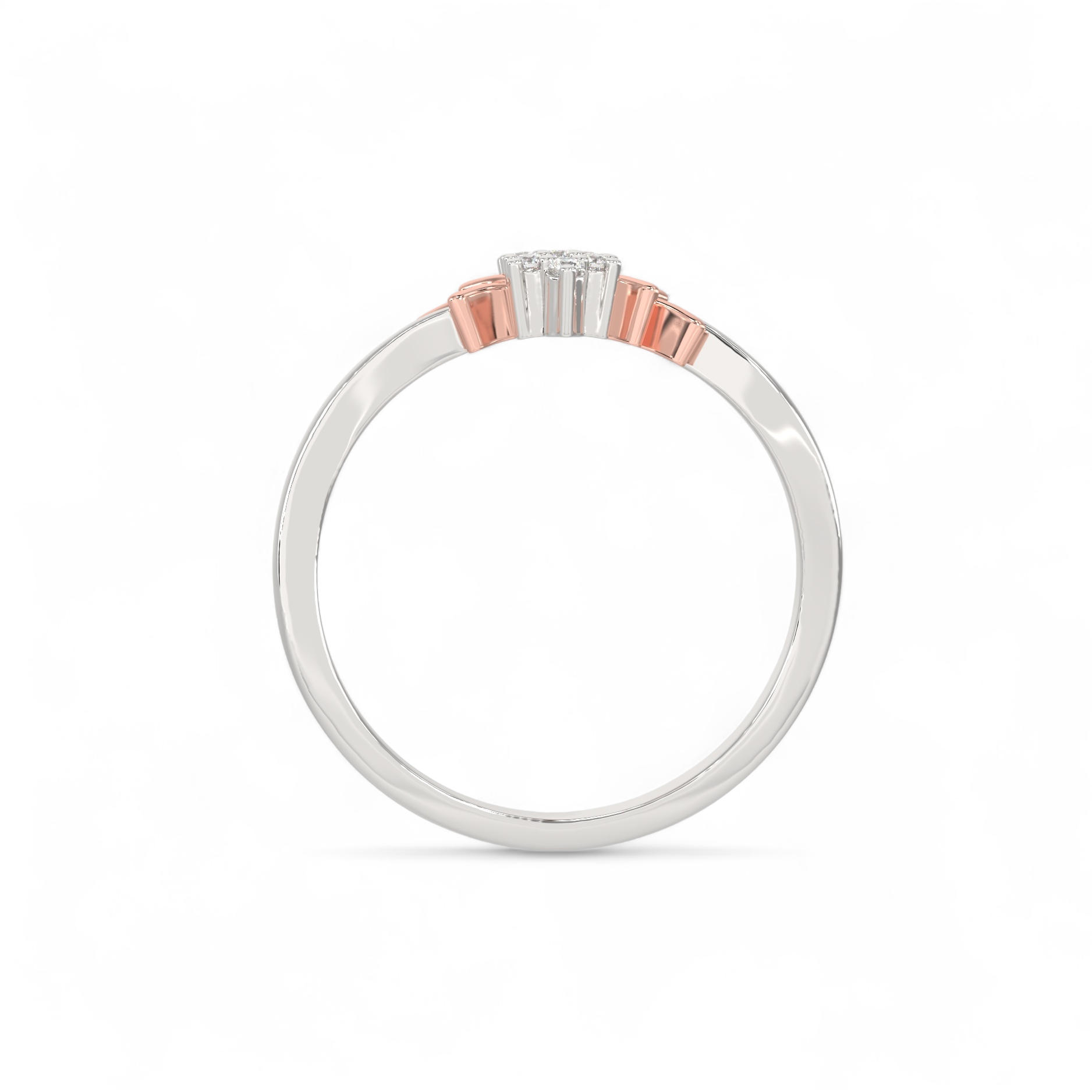 Frosted Arrow Ring