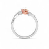 Twin Bloom Diamond Ring