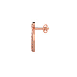 Elegant Twist Diamond Earrings
