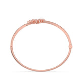 Silver Petal Embrace Bracelet