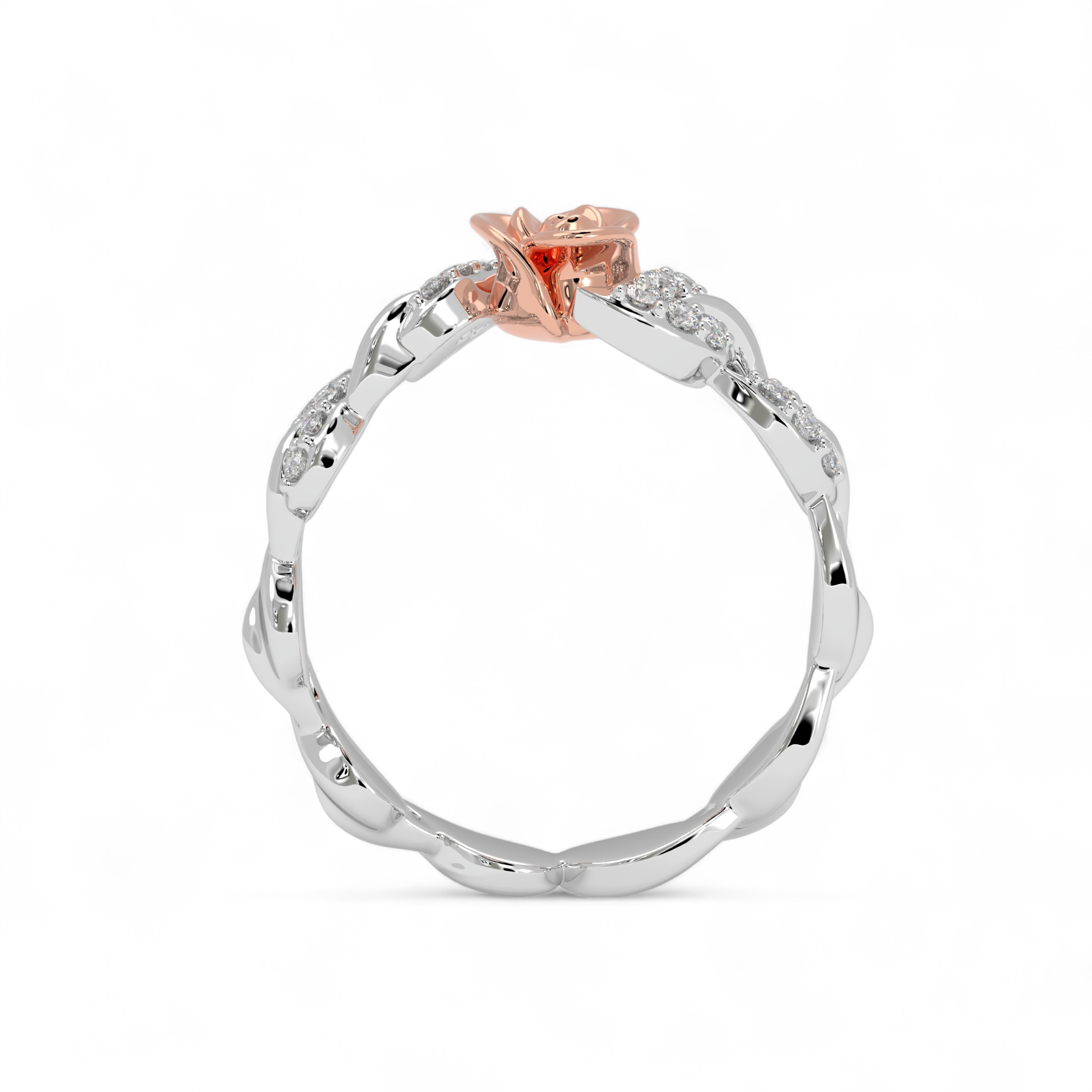 Rosé Bloom Diamond Ring