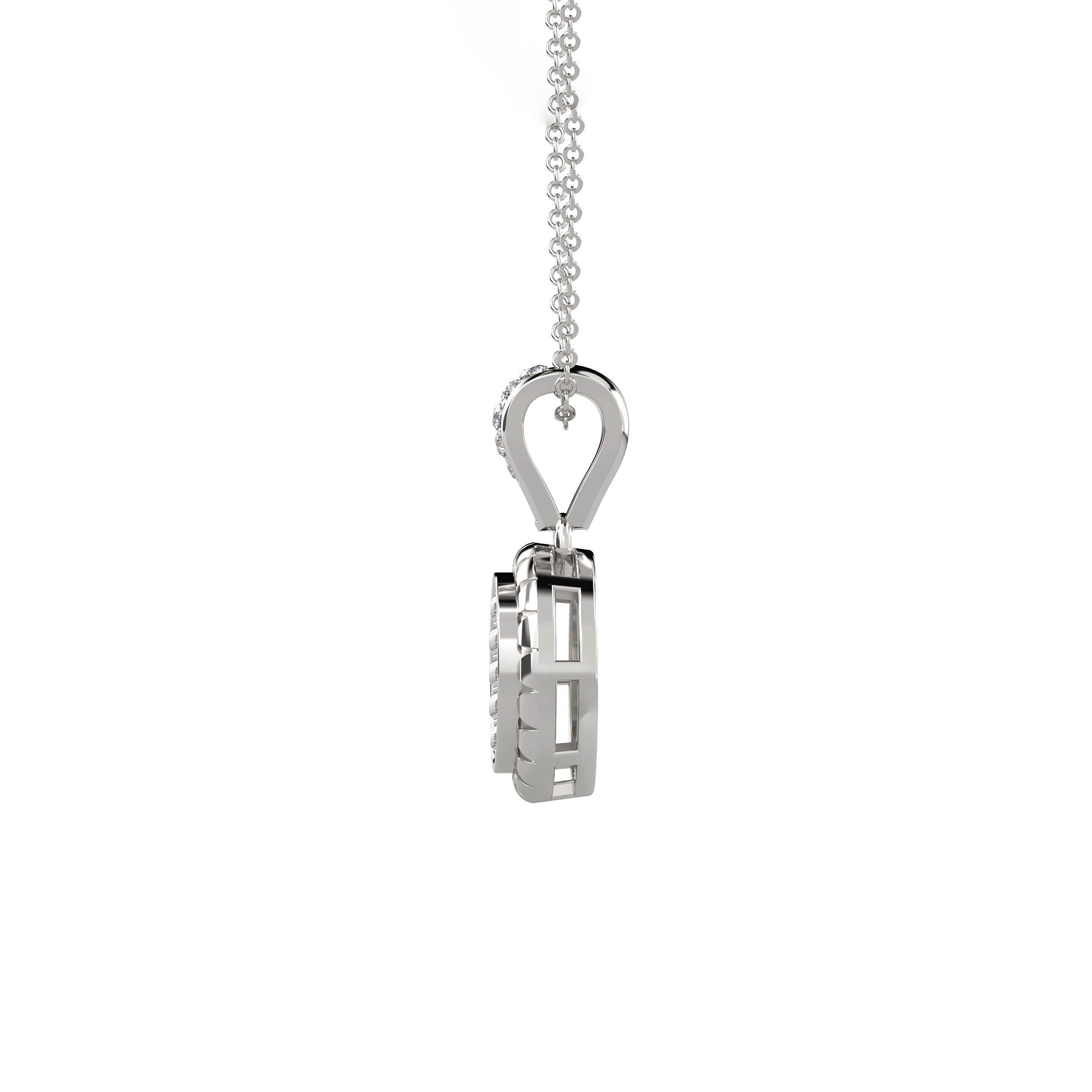 Sunburst Diamond Pendant
