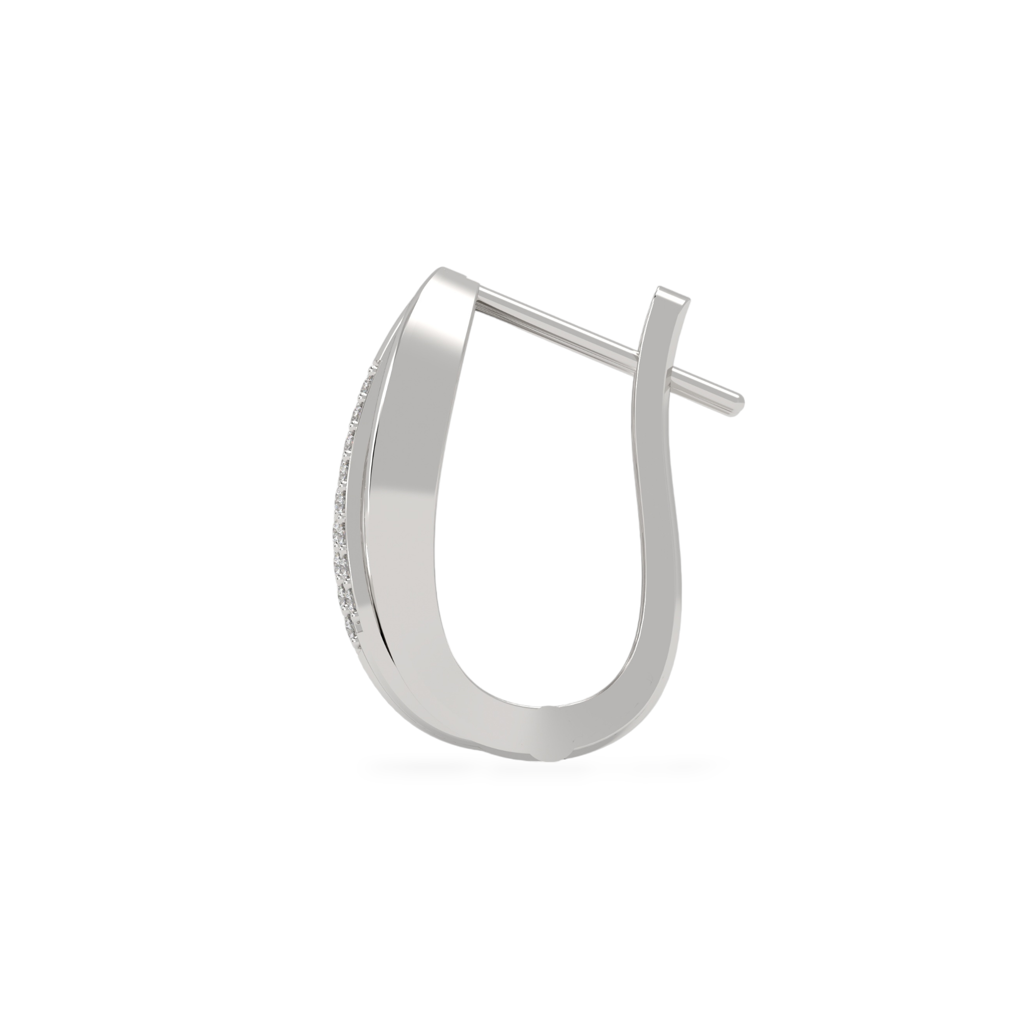 Whispering Petal Hoops Earring