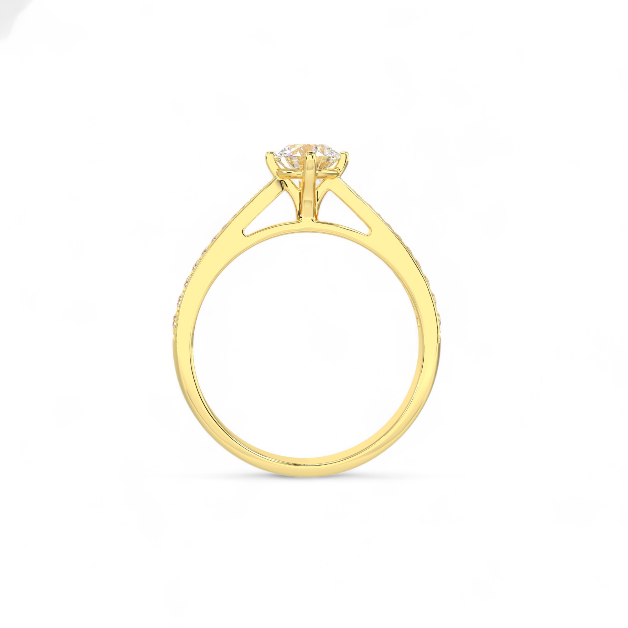 Radiance Trail Solitaire Ring