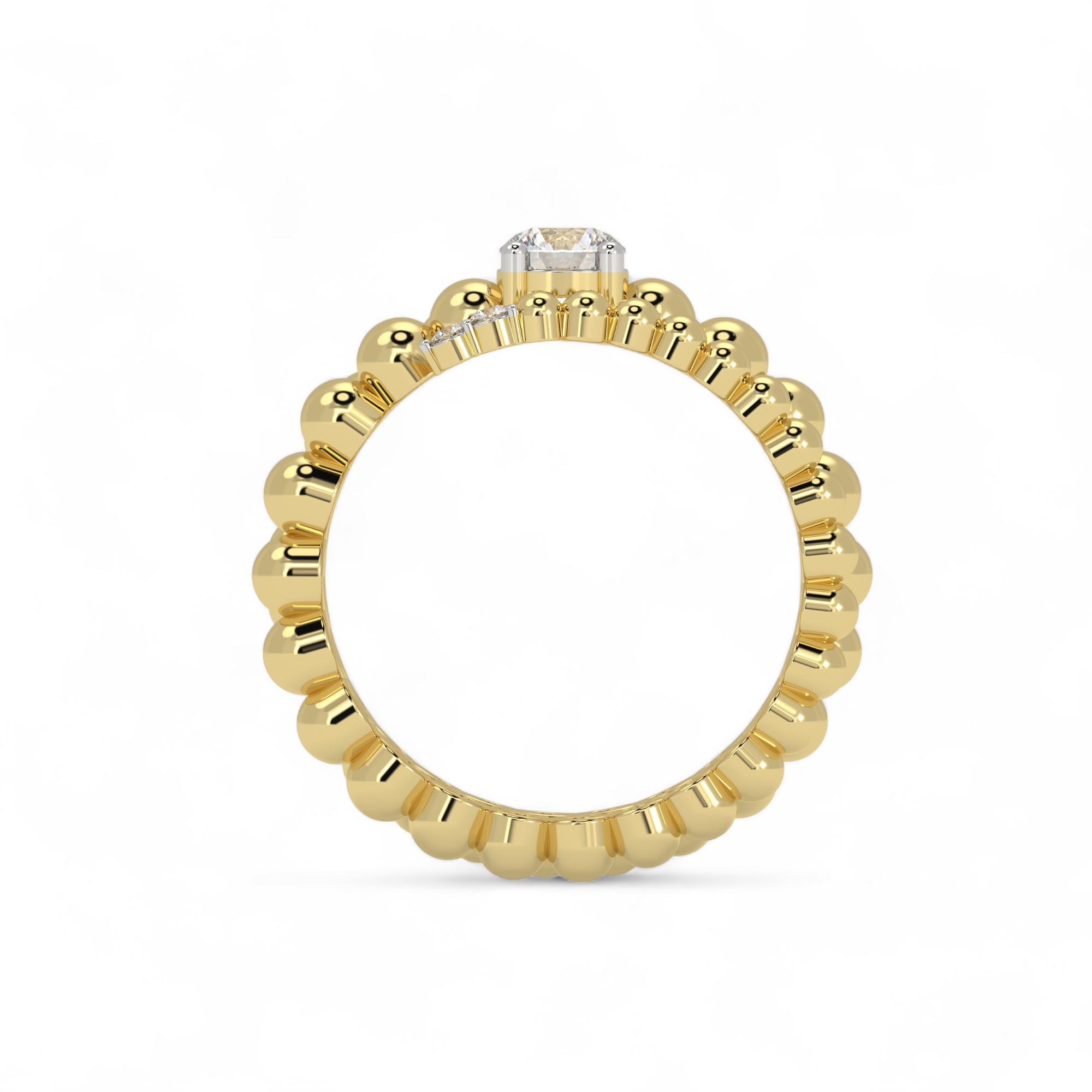 Beaded Allure Ring