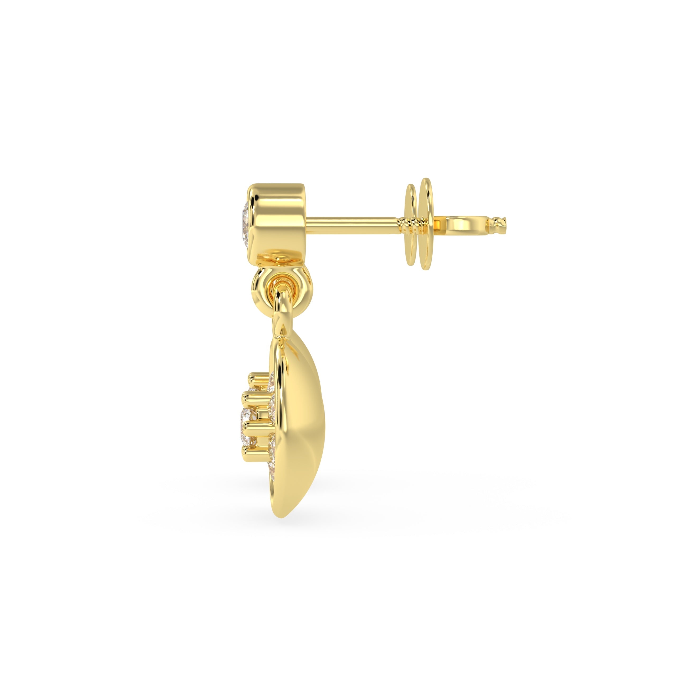 Sunburst Charm Earrings