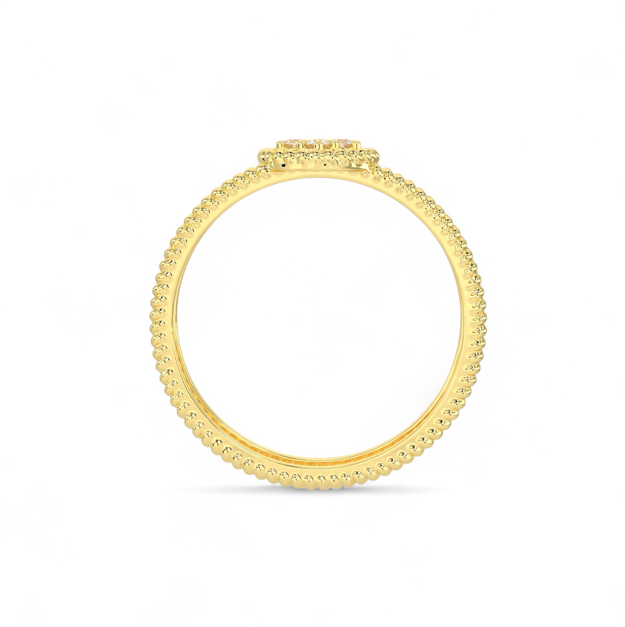 Golden Orbit Ring