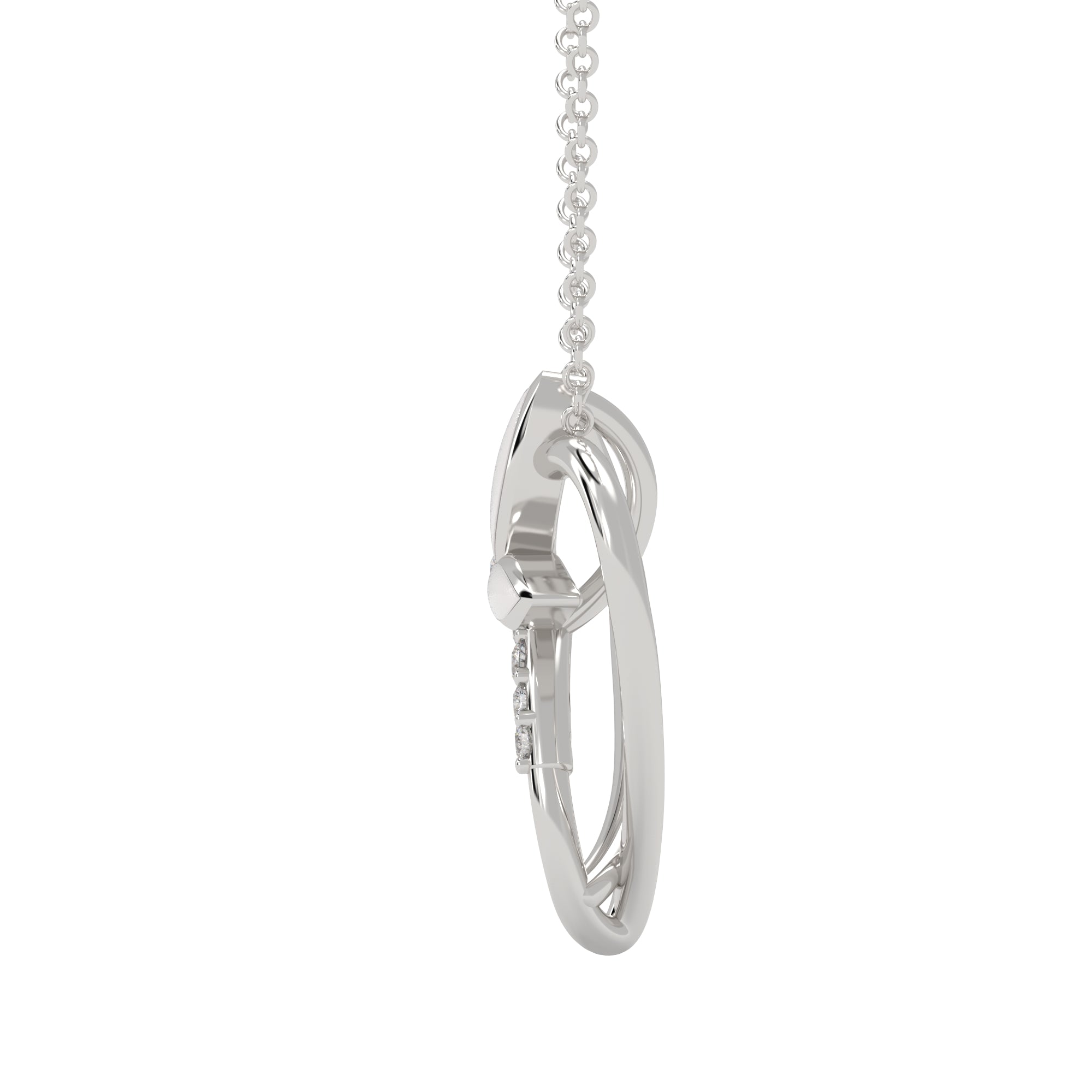 Fluttering Heart Butterfly Pendant