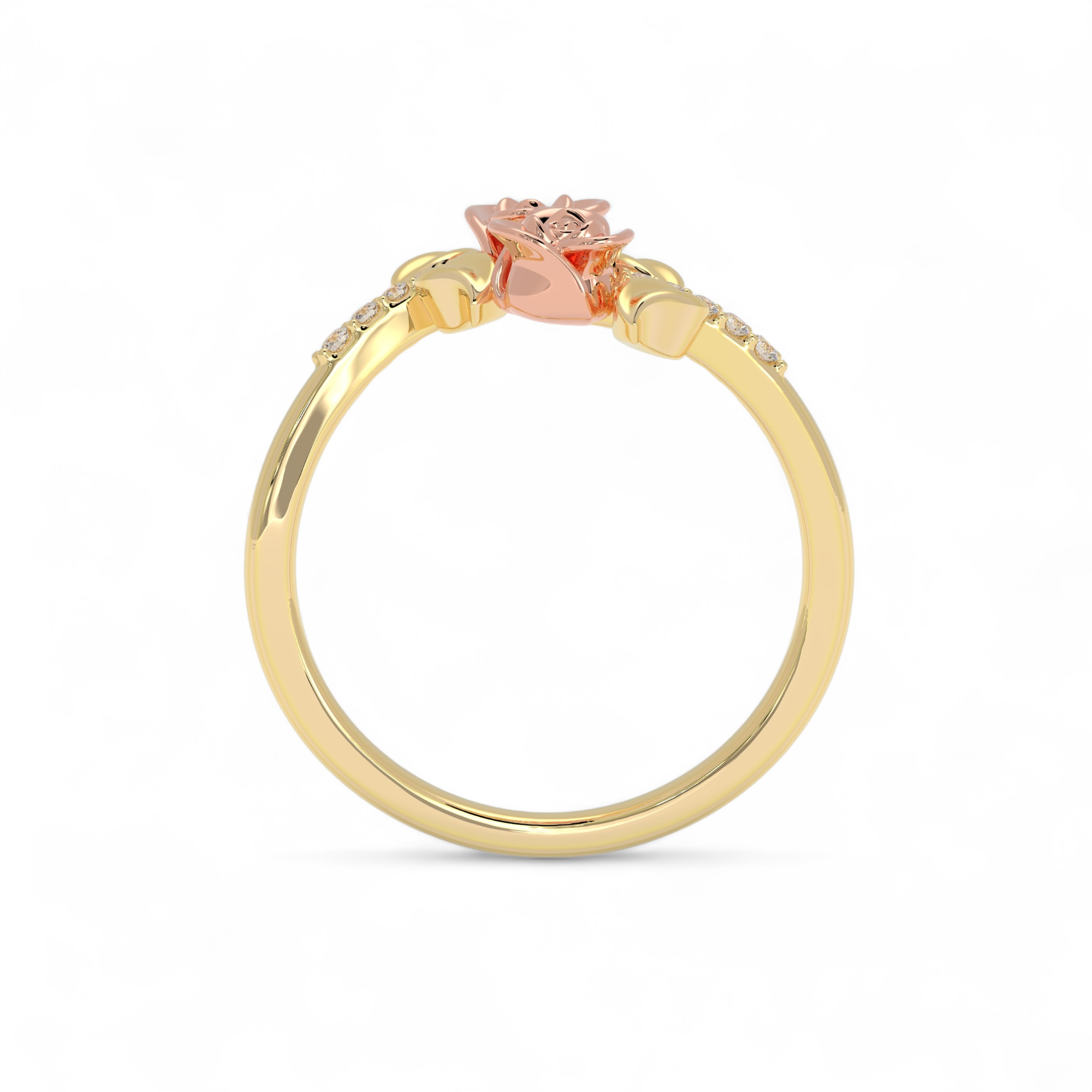 Twin Bloom Diamond Ring