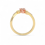 Twin Bloom Diamond Ring