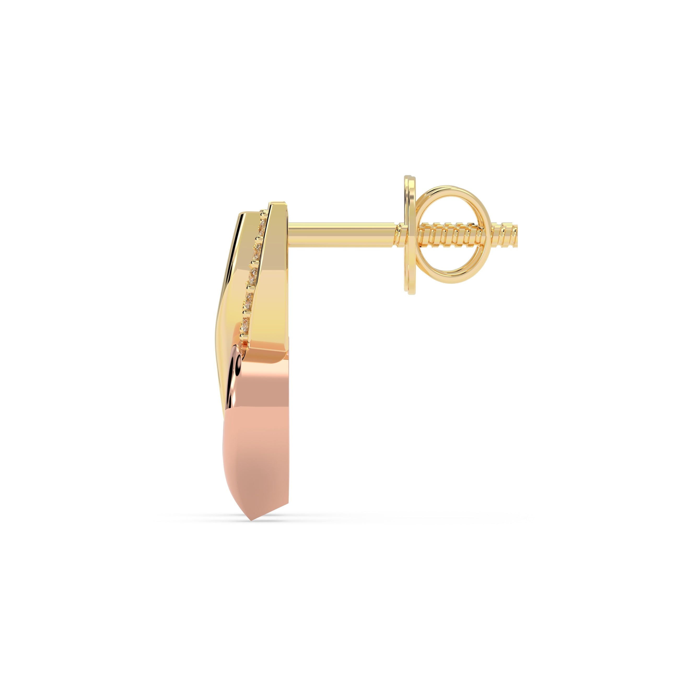Golden Wave Studs