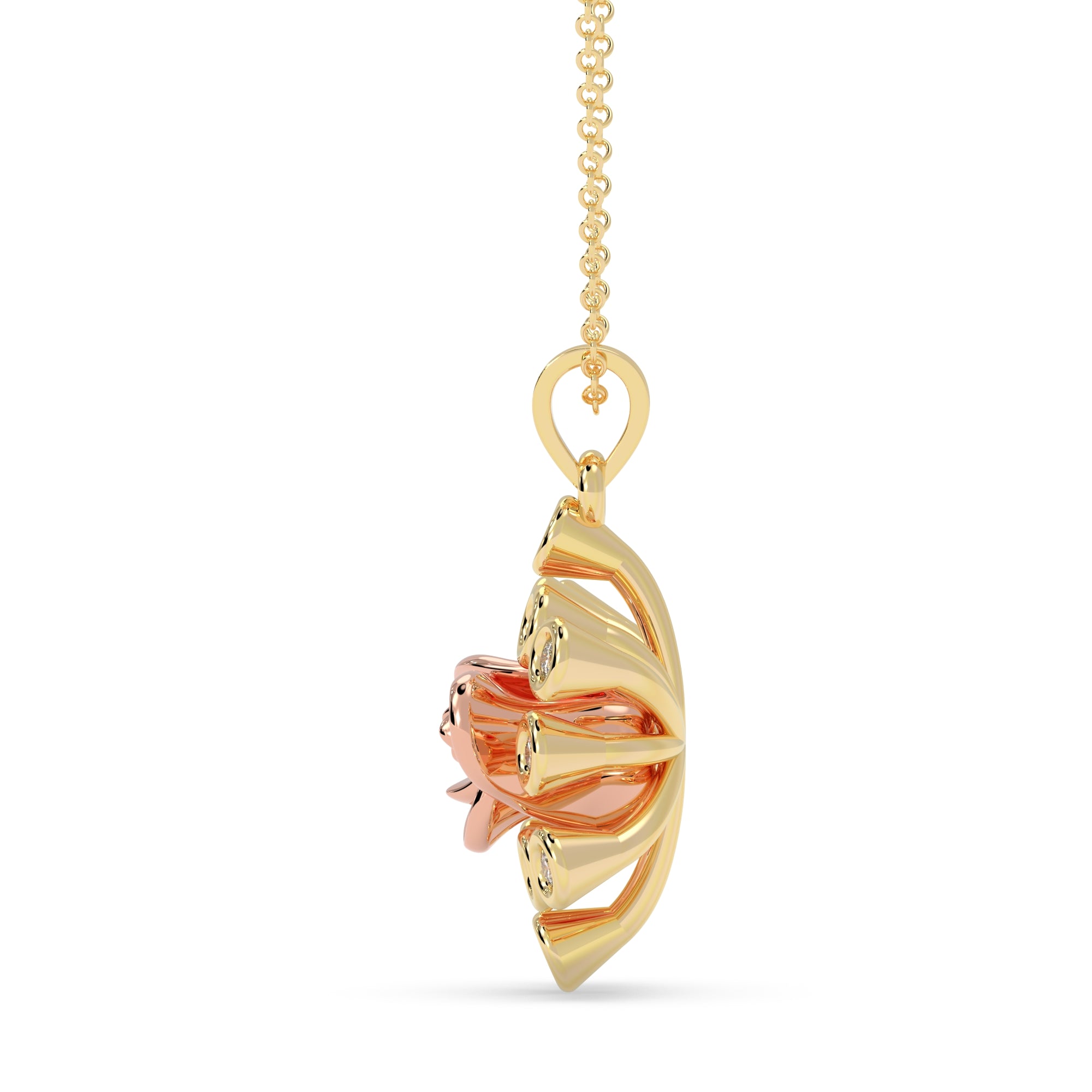 Radiant Roseburst Pendant