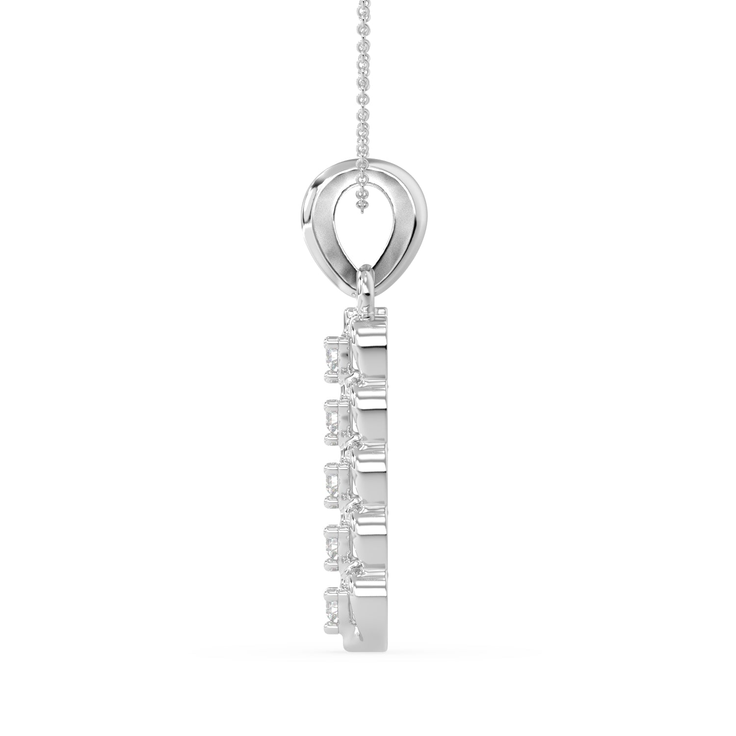 Golden Heartfall Pendant