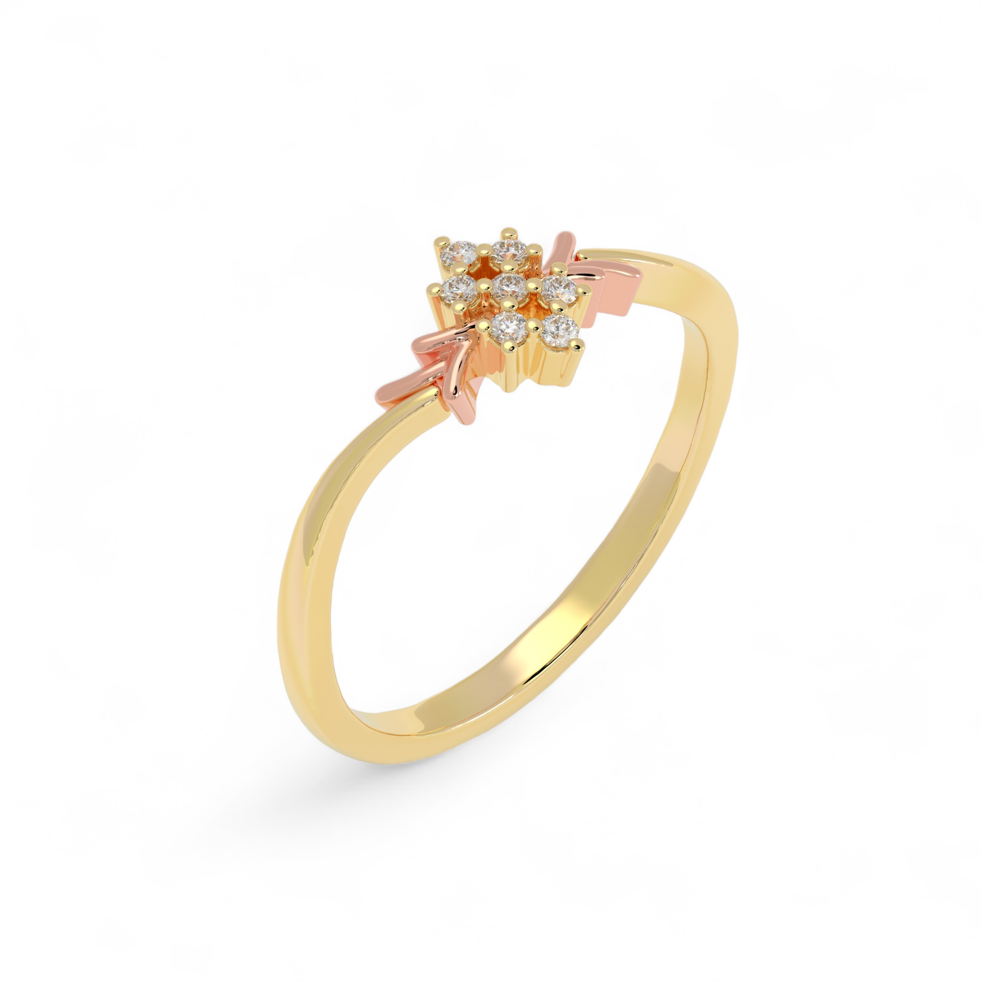Frosted Arrow Ring